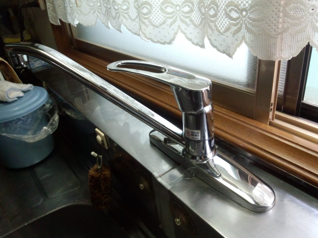 札幌市西区、水栓水漏れ、KVK混合栓水漏れ、KVK蛇口水漏れ