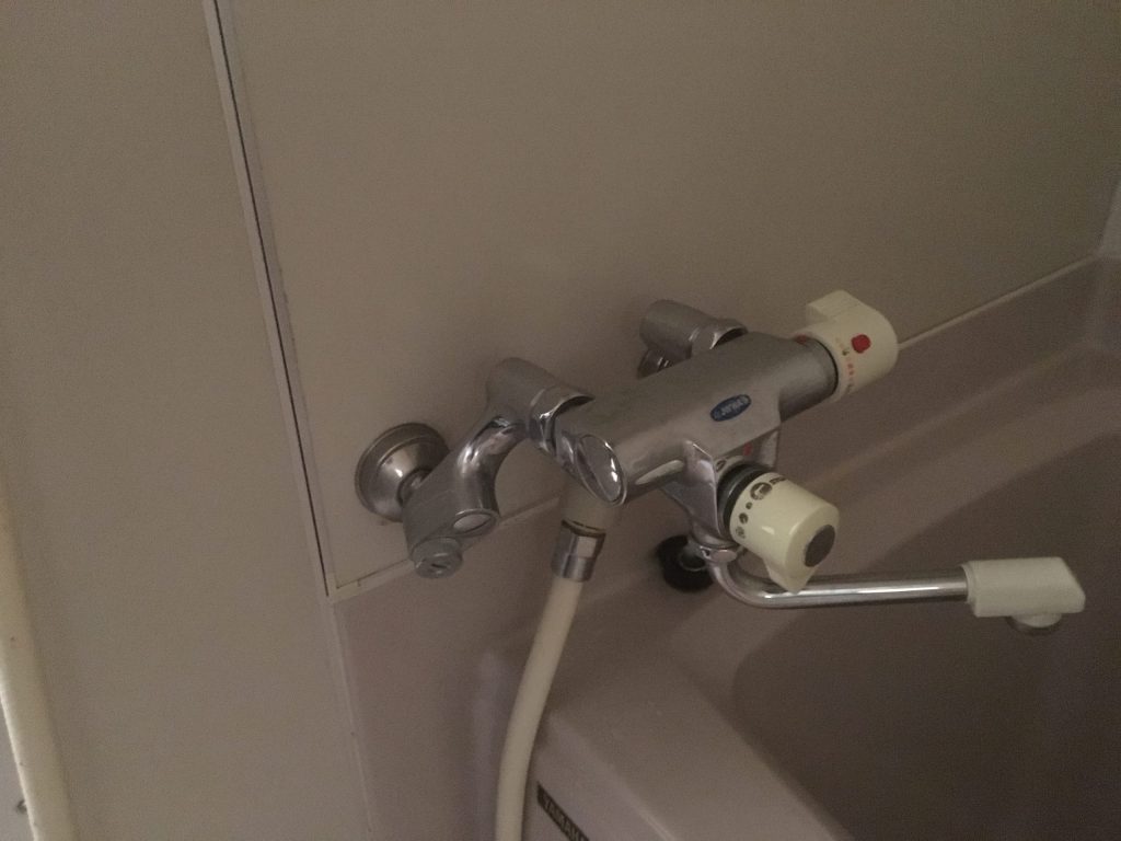札幌市北区でのKVKサーモスタット式シャワー水栓水漏れ修理