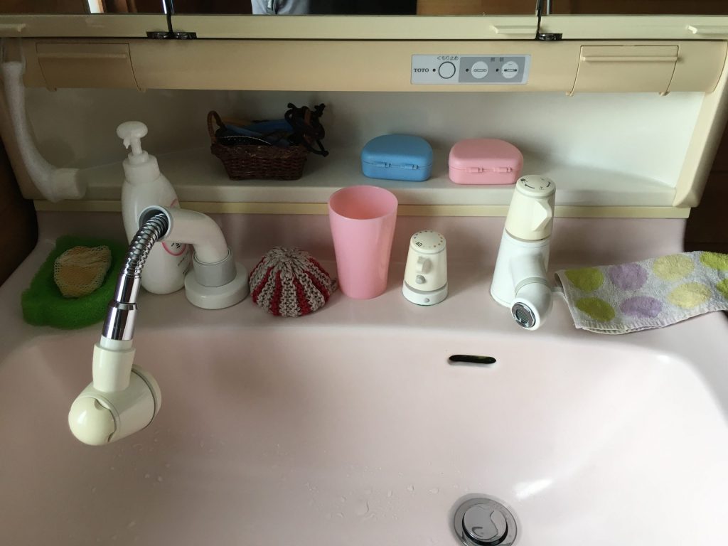 札幌市北区TOTO洗面所シャワー水栓交換