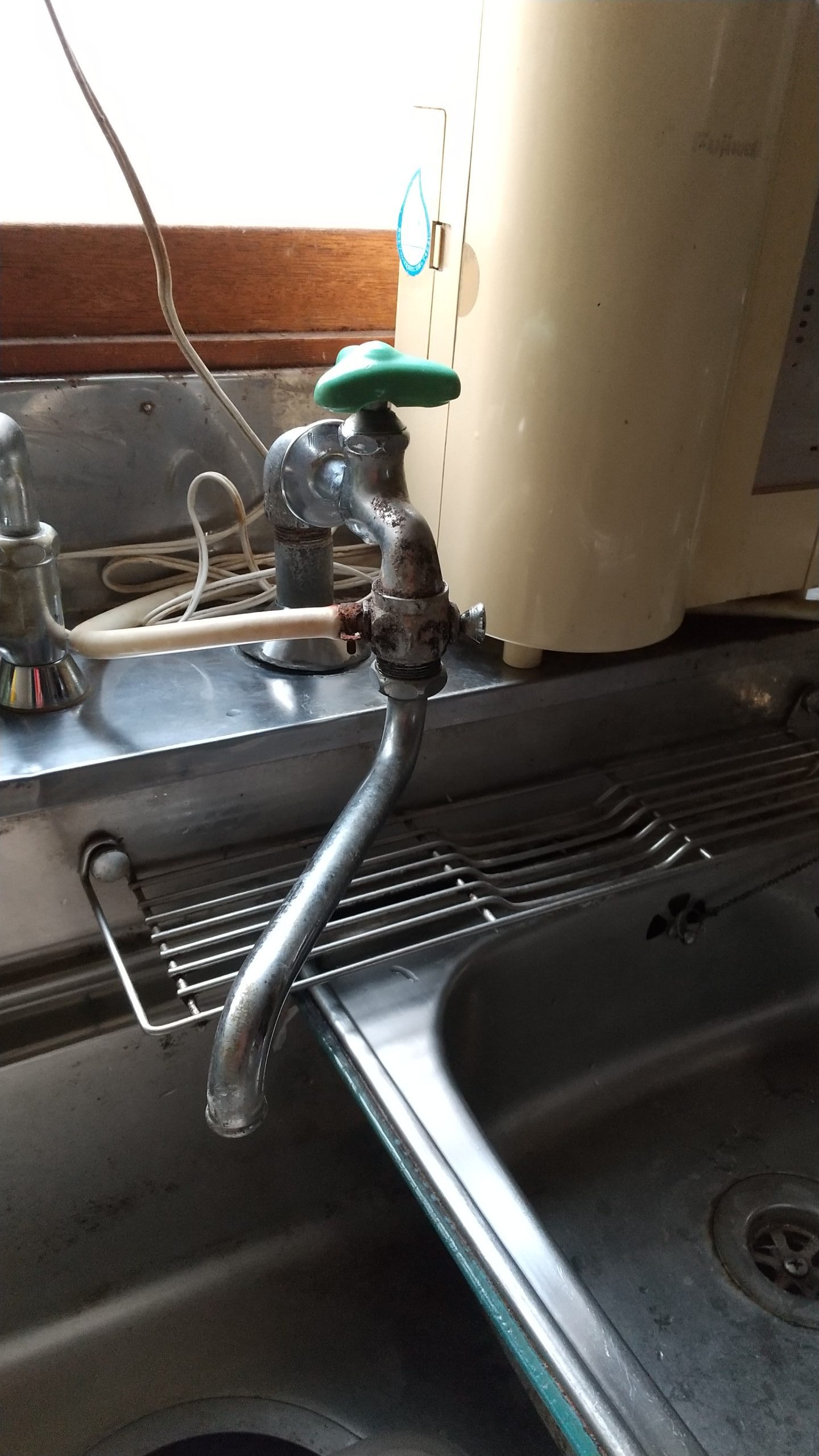 キッチン単水栓蛇口交換