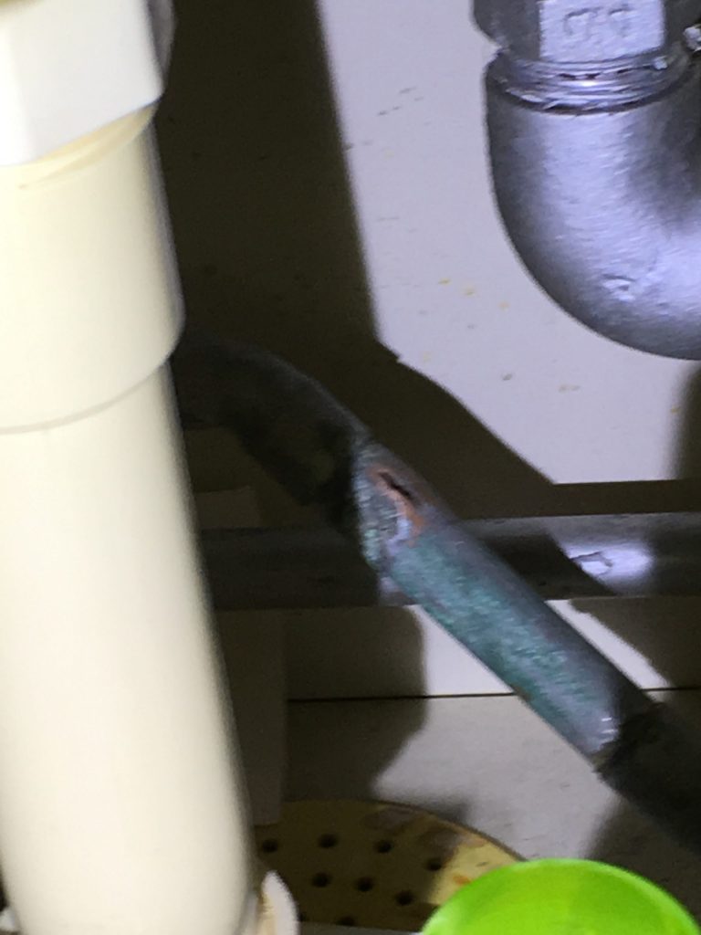 札幌市西区銅管凍結破裂修理 水道管凍結破裂修理