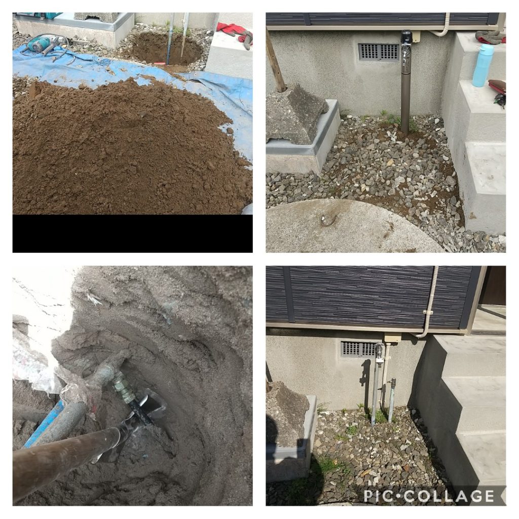 石狩市花川水抜き栓交換工事