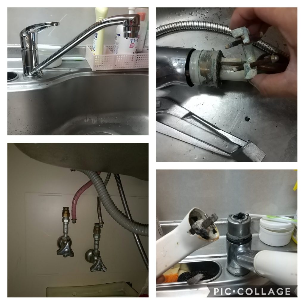 INAX SF-4450水漏れ修理の方法